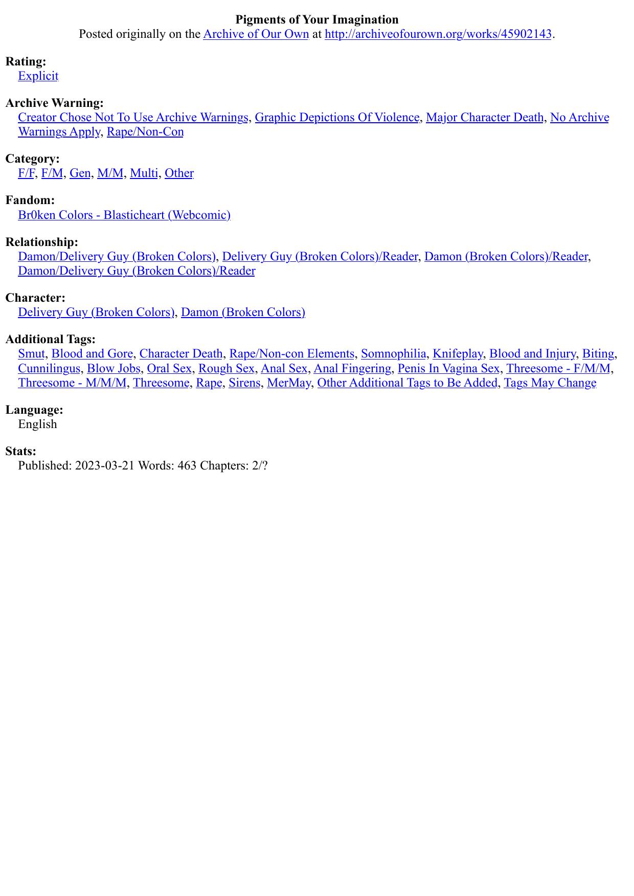 Pigments of Your Imagination