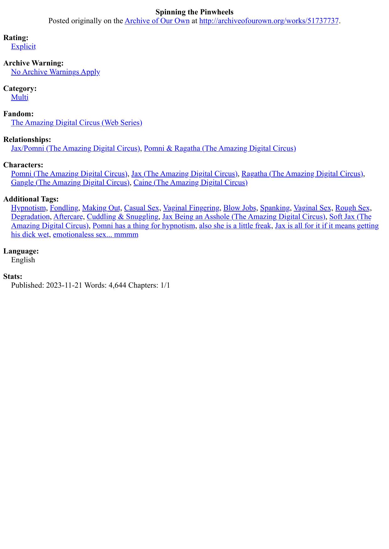 Spinning the Pinwheels