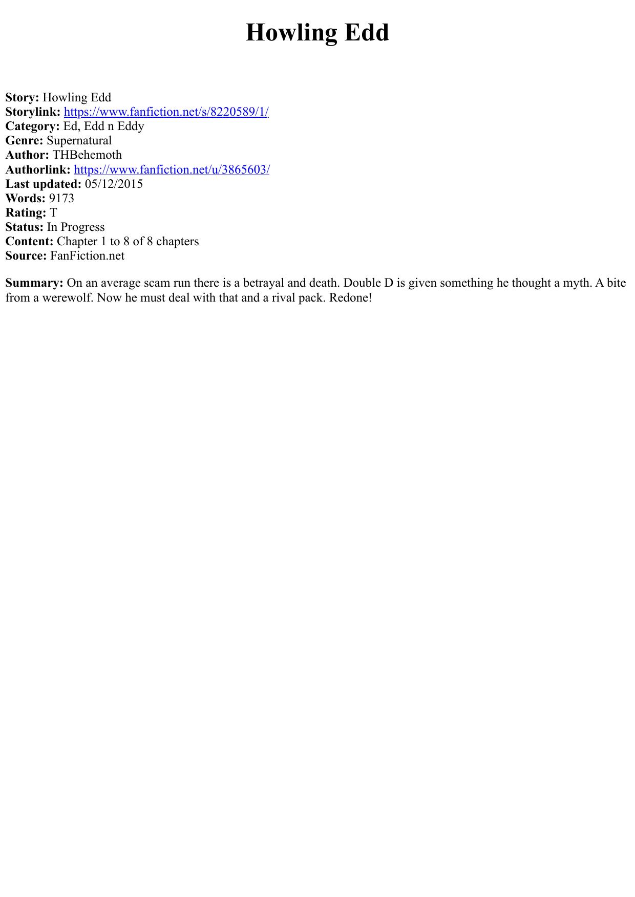 Howling Edd