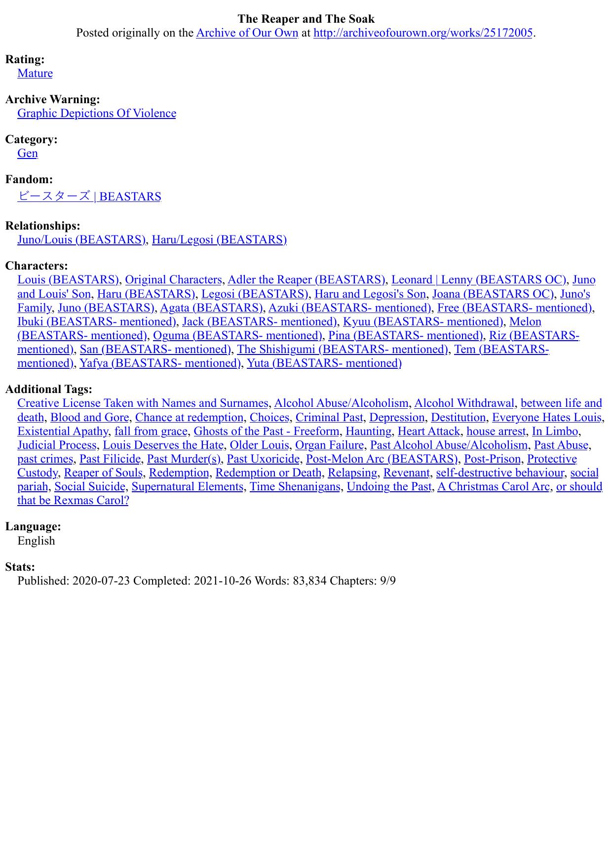 The Reaper and The Soak