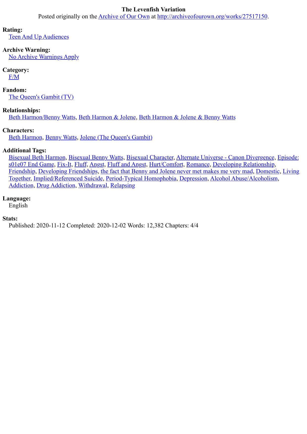 The Levenfish Variation