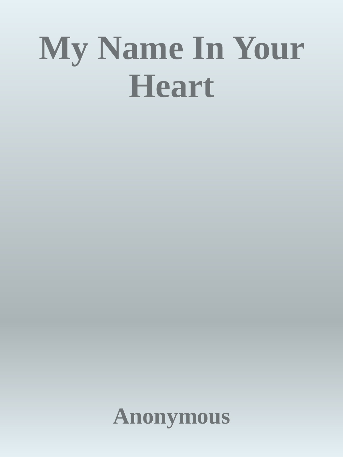 My Name In Your Heart