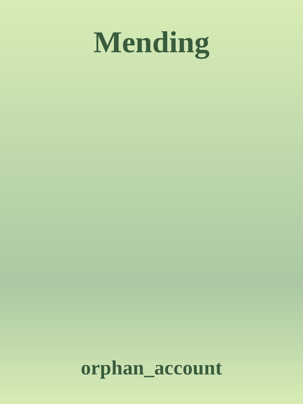 Mending