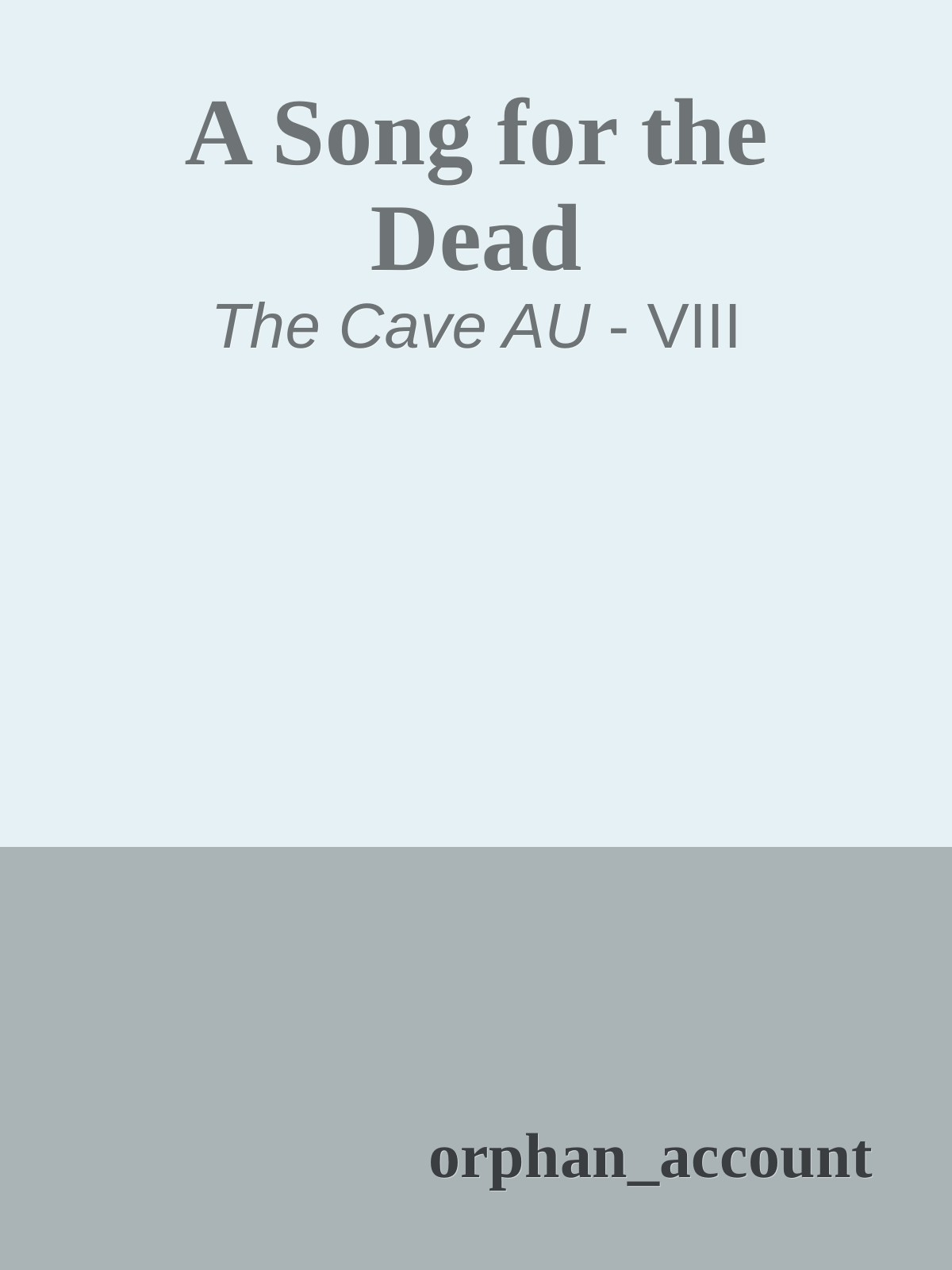 A Song for the Dead